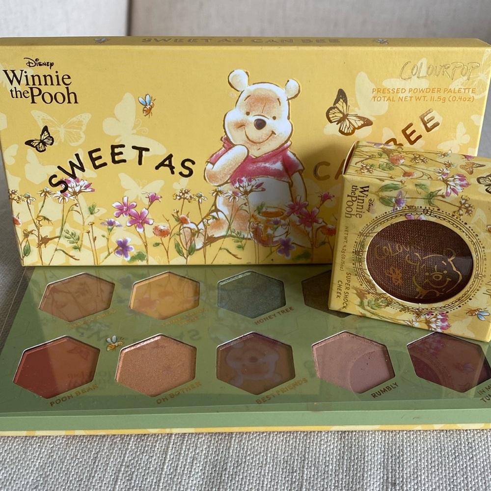 NIB ColourPop eye shadow palette and blush/bronzer